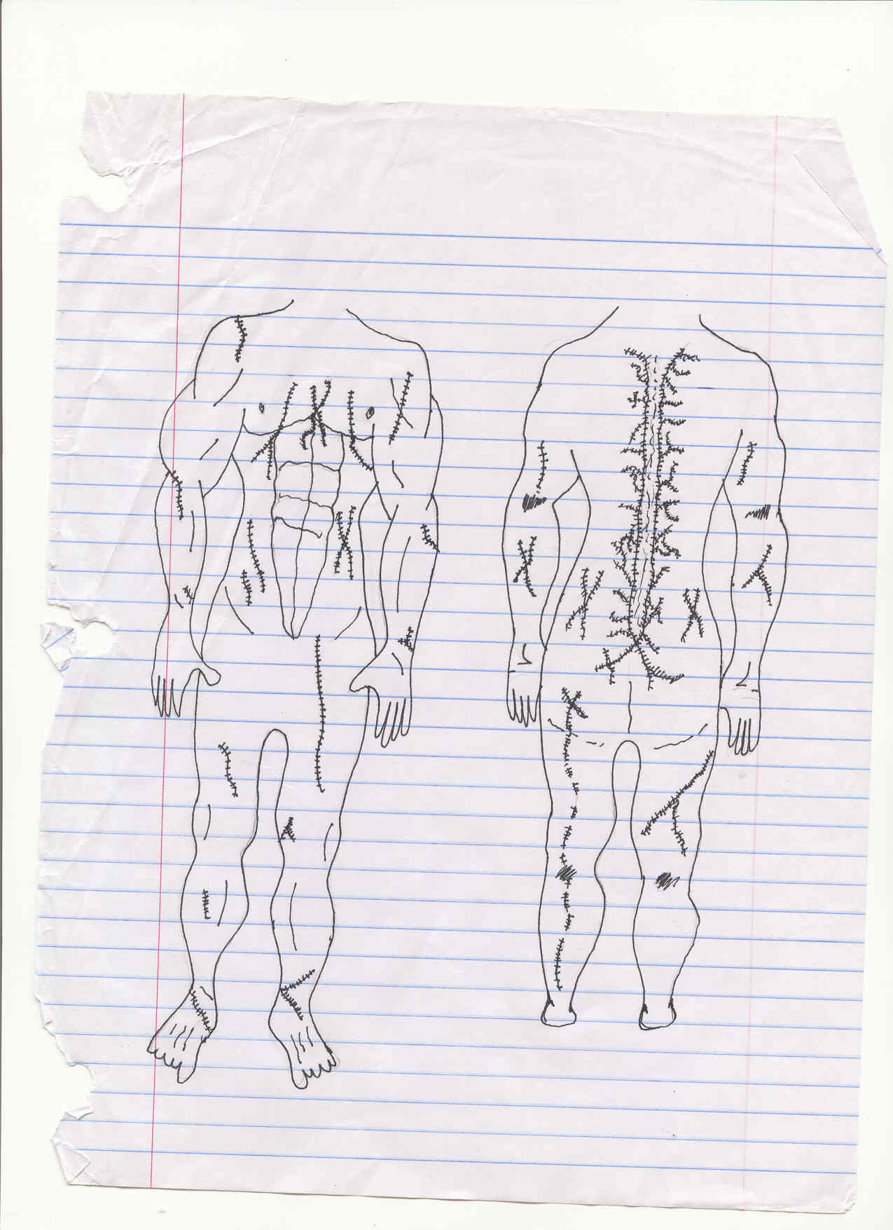 Frankenstein Sketch 1